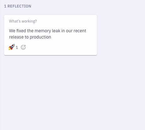 react-to-retrospective-reflection-cards-with-emojis